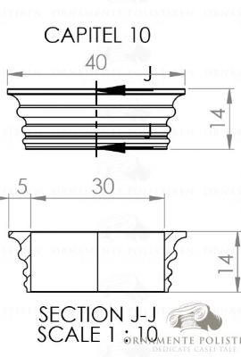 Capitel coloana 10