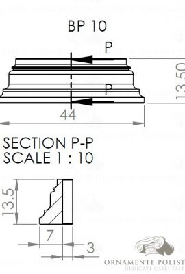 Baza pilastru interior 10