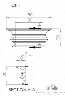 Capitel pilastru interior 01